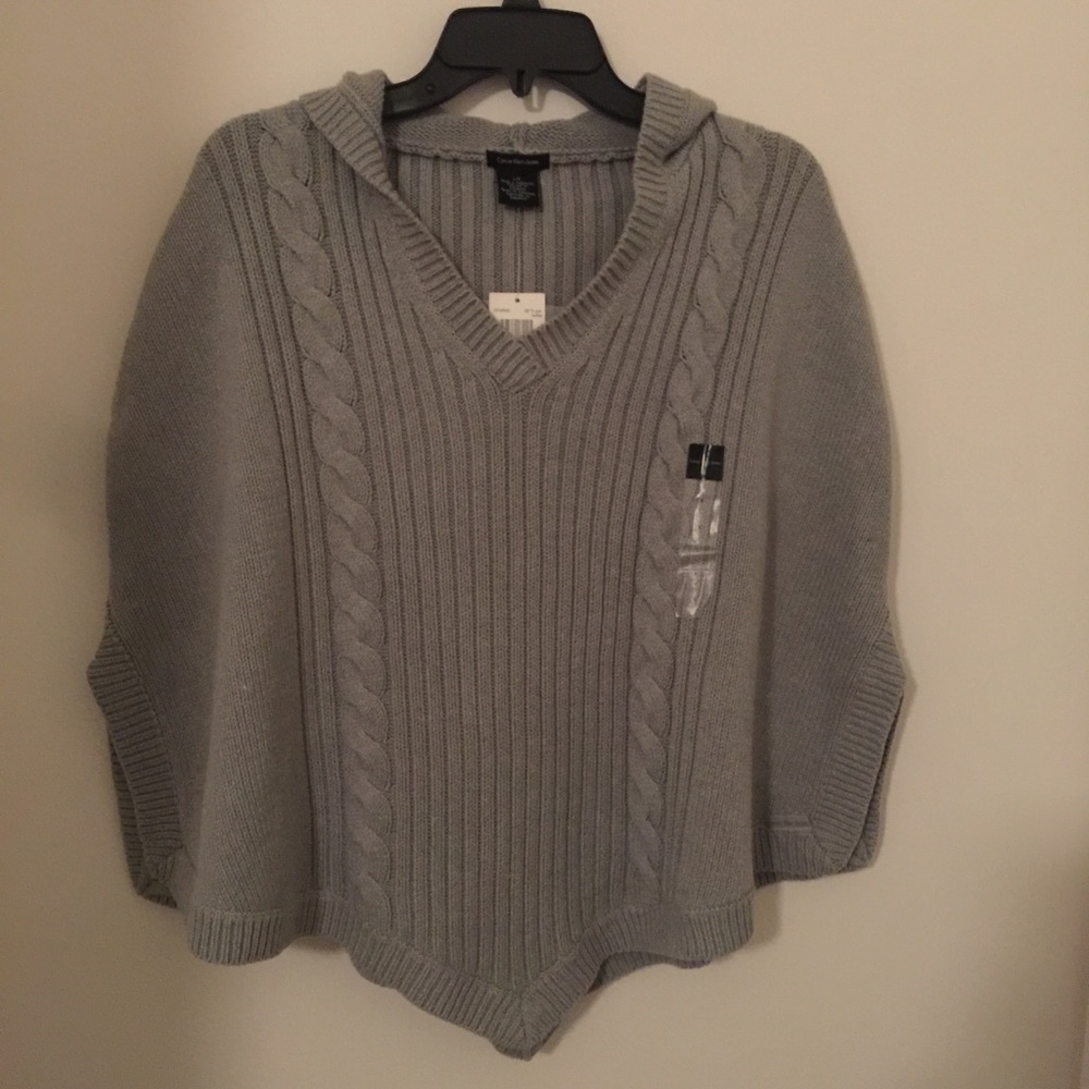 Calvin Klein cape sweater